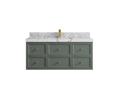 Roswell Floating 48 in. W x 22 in. D Single Sink Bathroom Vanity - photo 37