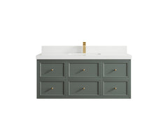 Roswell Floating 48 in. W x 22 in. D Single Sink Bathroom Vanity - photo 43