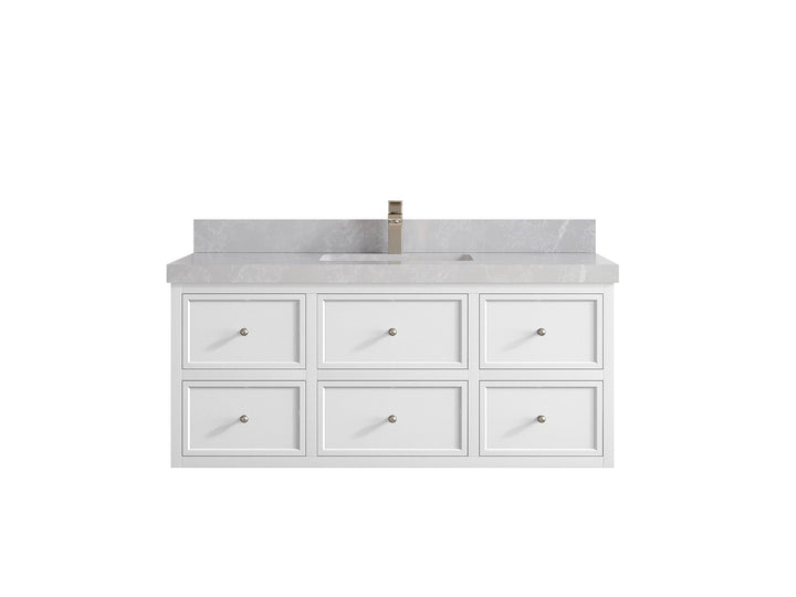 Roswell Floating 48 in. W x 22 in. D Single Sink Bathroom Vanity - photo 33
