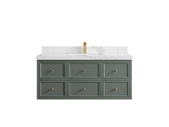 Roswell Floating 48 in. W x 22 in. D Single Sink Bathroom Vanity - photo 19