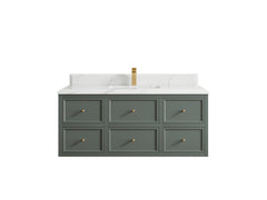 Roswell Floating 48 in. W x 22 in. D Single Sink Bathroom Vanity - photo 23