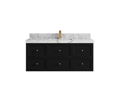 Roswell Floating 48 in. W x 22 in. D Single Sink Bathroom Vanity - photo 37