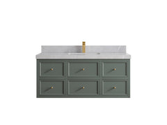 Roswell Floating 48 in. W x 22 in. D Single Sink Bathroom Vanity - photo 31
