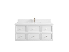 Roswell Floating 48 in. W x 22 in. D Single Sink Bathroom Vanity - photo 29