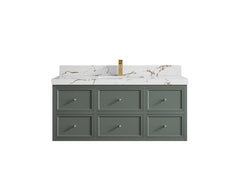 Roswell Floating 48 in. W x 22 in. D Single Sink Bathroom Vanity - photo 35