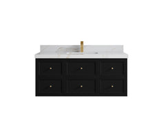 Roswell Floating 48 in. W x 22 in. D Single Sink Bathroom Vanity - photo 23