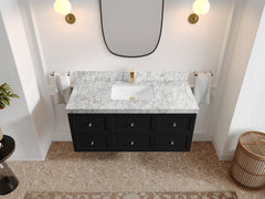 Roswell Floating 48 in. W x 22 in. D Single Sink Bathroom Vanity - photo 10