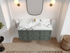 Roswell Floating 48 in. W x 22 in. D Single Sink Bathroom Vanity - photo 38