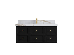 Roswell Floating 48 in. W x 22 in. D Single Sink Bathroom Vanity - photo 15