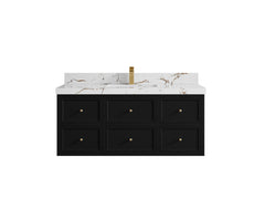 Roswell Floating 48 in. W x 22 in. D Single Sink Bathroom Vanity - photo 43