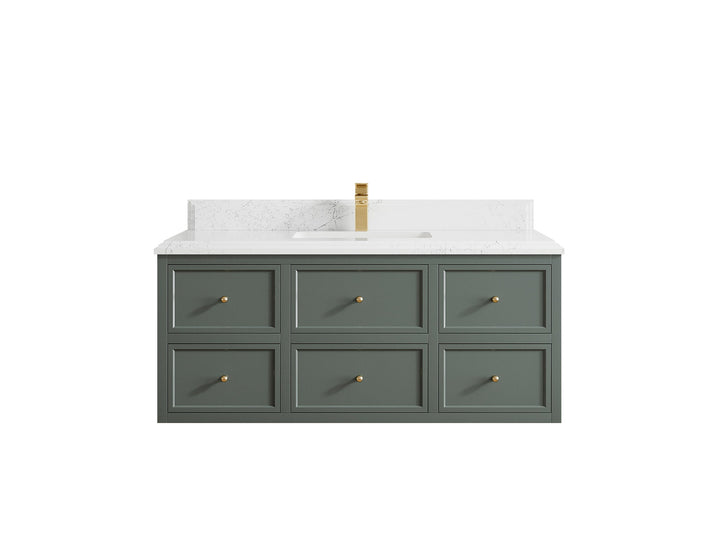 Roswell Floating 48 in. W x 22 in. D Single Sink Bathroom Vanity - photo 25