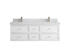 Roswell Floating 60 in. W x 22 in. D Double Sink Bathroom Vanity - photo 23