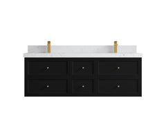 Roswell Floating 60 in. W x 22 in. D Double Sink Bathroom Vanity - photo 31