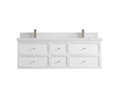 Roswell Floating 60 in. W x 22 in. D Double Sink Bathroom Vanity - photo 31
