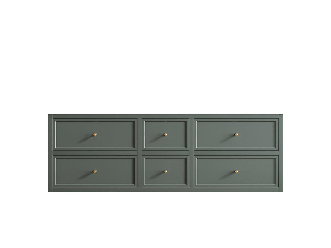 Roswell Floating 60 in. W x 22 in. D Double Sink Bathroom Vanity - Willow Bath and Vanity