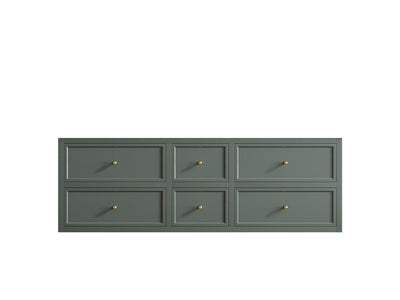 Roswell Floating 60 in. W x 22 in. D Double Sink Bathroom Vanity - Willow Bath and Vanity