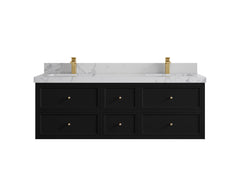 Roswell Floating 60 in. W x 22 in. D Double Sink Bathroom Vanity - photo 43