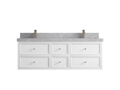 Roswell Floating 60 in. W x 22 in. D Double Sink Bathroom Vanity - photo 33