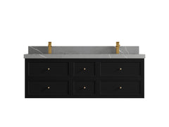 Roswell Floating 60 in. W x 22 in. D Double Sink Bathroom Vanity - photo 35