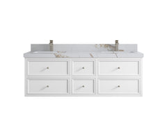 Roswell Floating 60 in. W x 22 in. D Double Sink Bathroom Vanity - photo 15
