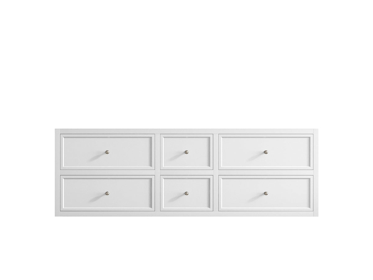 Roswell Floating 60 in. W x 22 in. D Double Sink Bathroom Vanity - Willow Bath and Vanity