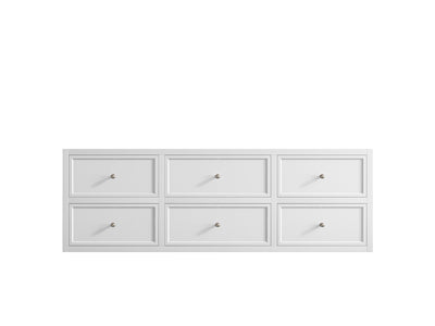 Roswell Floating 60 in. W x 22 in. D Single Sink Bathroom Vanity - Willow Bath and Vanity