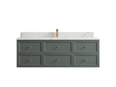 Roswell Floating 60 in. W x 22 in. D Single Sink Bathroom Vanity - photo 23
