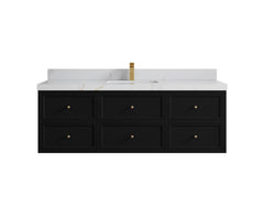 Roswell Floating 60 in. W x 22 in. D Single Sink Bathroom Vanity - photo 23