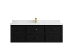 Roswell Floating 60 in. W x 22 in. D Single Sink Bathroom Vanity - photo 31