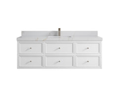 Roswell Floating 60 in. W x 22 in. D Single Sink Bathroom Vanity - photo 23