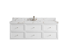 Roswell Floating 60 in. W x 22 in. D Single Sink Bathroom Vanity - photo 37