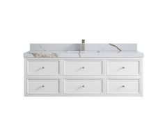 Roswell Floating 60 in. W x 22 in. D Single Sink Bathroom Vanity - photo 15