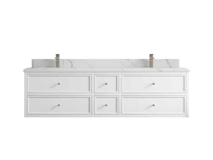 Roswell Floating 72 in. W x 22 in. D Double Sink Bathroom Vanity - photo 25