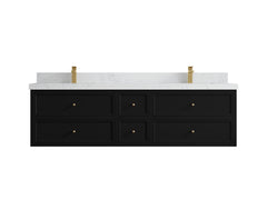 Roswell Floating 72 in. W x 22 in. D Double Sink Bathroom Vanity - photo 29