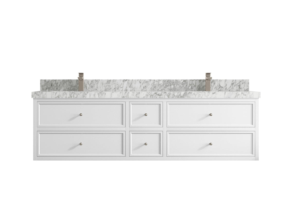Roswell Floating 72 in. W x 22 in. D Double Sink Bathroom Vanity - Willow Bath and Vanity