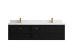 Roswell Floating 72 in. W x 22 in. D Double Sink Bathroom Vanity - photo 19