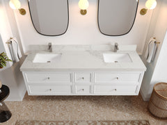 Roswell Floating 72 in. W x 22 in. D Double Sink Bathroom Vanity - photo 18