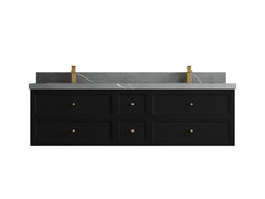 Roswell Floating 72 in. W x 22 in. D Double Sink Bathroom Vanity - photo 33