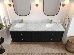 Roswell Floating 72 in. W x 22 in. D Double Sink Bathroom Vanity - photo 10