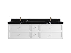 Roswell Floating 72 in. W x 22 in. D Double Sink Bathroom Vanity - photo 9