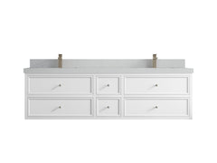 Roswell Floating 72 in. W x 22 in. D Double Sink Bathroom Vanity - photo 13