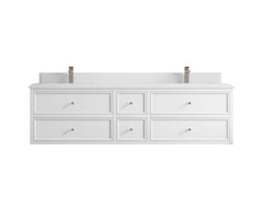 Roswell Floating 72 in. W x 22 in. D Double Sink Bathroom Vanity - photo 29