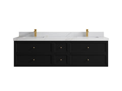 Roswell Floating 72 in. W x 22 in. D Double Sink Bathroom Vanity - photo 21