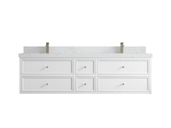 Roswell Floating 72 in. W x 22 in. D Double Sink Bathroom Vanity - photo 31