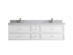 Roswell Floating 72 in. W x 22 in. D Double Sink Bathroom Vanity - photo 33