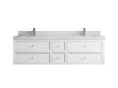 Roswell Floating 72 in. W x 22 in. D Double Sink Bathroom Vanity - photo 23