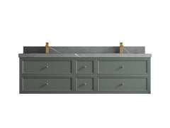 Roswell Floating 72 in. W x 22 in. D Double Sink Bathroom Vanity - photo 33