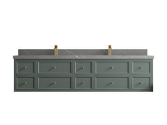 Roswell Floating 84 in. W x 22 in. D Double Sink Bathroom Vanity - photo 33