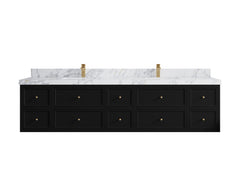 Roswell Floating 84 in. W x 22 in. D Double Sink Bathroom Vanity - photo 21