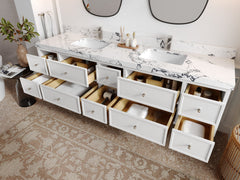 Roswell Floating 84 in. W x 22 in. D Double Sink Bathroom Vanity - photo 3